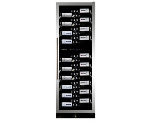 Винный холодильник (шкаф) компрессорный Dunavox DX-119.386DSS