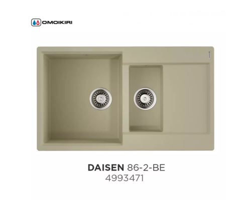 Omoikiri Daisen 86-2-BE Artgranit/ваниль