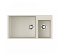 Omoikiri Tedori 85-2-U-WH Tetogranit/белый