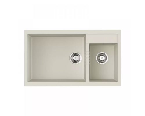 Omoikiri Tedori 86-2-LB-WH Tetogranit/белый