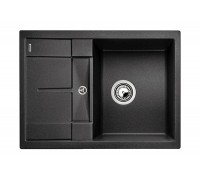 Blanсo METRA 45 S Compact SILGRANIT PuraDur черный, с клапаном-автоматом