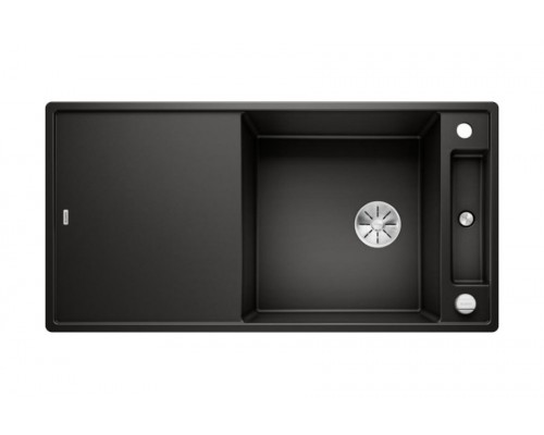 Blanсo AXIA III XL 6 S SILGRANIT PuraDur черный, разделочный столик ясень c кл.-авт. InFino