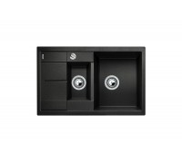 Blanсo METRA 6S Compact SILGRANIT PuraDur черный с клапаном-автоматом