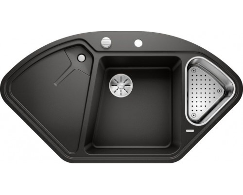 Blanсo BLANCODELTA II SILGRANIT PuraDur черный с кл.-авт. InFino