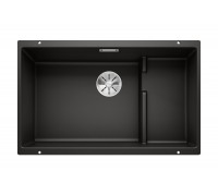 Blanсo SUBLINE 700-U Level SILGRANIT PuraDur черный с отв.арм. InFino