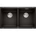 Blanсo SUBLINE 350/350-U SILGRANIT PuraDur черный с отв.арм. InFino