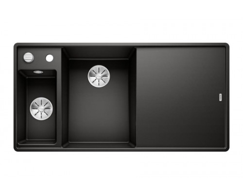 Blanсo AXIA III 6 S-F SILGRANIT  черный чаша слева, доска ясень c кл.-авт. InFino®