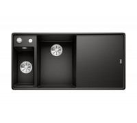 Blanсo AXIA III 6 S-F SILGRANIT черный чаша слева, доска стекло c кл.-авт. InFino®