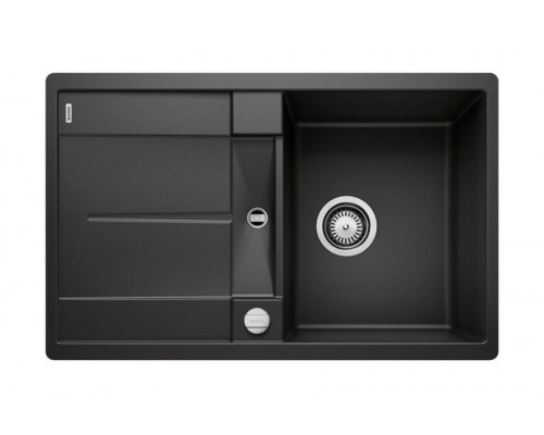 Blanсo METRA 45 S-F SILGRANIT черный, с клапаном-автоматом