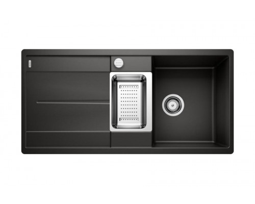 Blanсo METRA 6 S-F SILGRANIT черный, с клапаном-автоматом