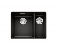 Blanсo SUBLINE 340/160-F SILGRANIT  черный с отв.арм. InFino