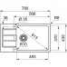 Franke SIRIUS S2D 611-78 XL/435 оникс