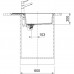 Franke SIRIUS S2D 611-78 XL/435 оникс