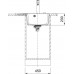 Franke CENTRO CNG 611/211-62 TL чаша слева черный матовый