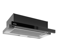 Elikor Интегра GLASS 60Н-400-В2Д нерж/стекло черное R