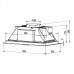 KRONA AMELI LIGHT 600 INOX PB