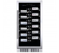 Винный холодильник (шкаф) компрессорный Dunavox DX-70.258SS