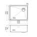 Omoikiri Taki 54-U/IF Side SF-IN нерж. сталь/нержавеющая сталь