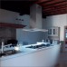 Falmec LUMINA NRS ISOLA GLASS STEEL 90