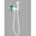 Гигиенический душ с прогрессивным смесителем скрытого монтажа AGATA AL-877-06 белый