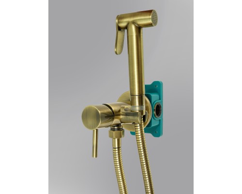 Гигиенический душ со смесителем BENITO AL-859-09 бронза