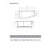 Акриловая ванна RELISAN Aquarius 160х70х50 L